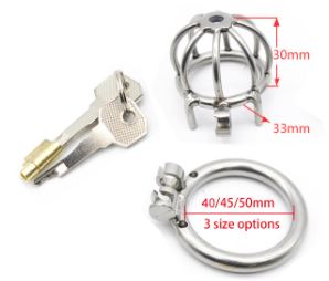 Cage of Denial - Steel Chastity Cage (1.18" Inch) - Image 3