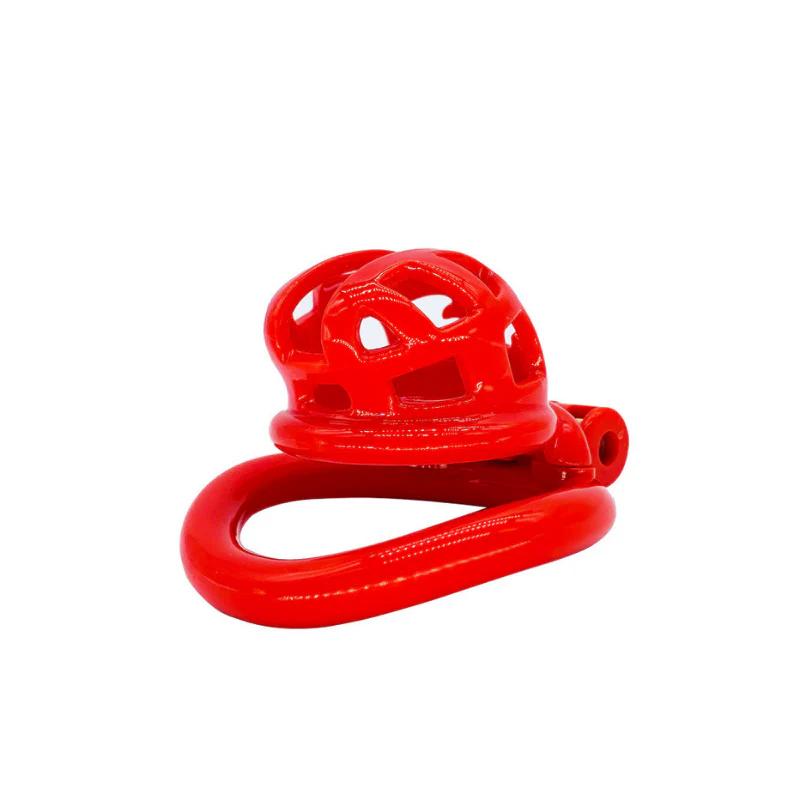 Cuckold Nub - Mini Size: Micro Resin Cock Cage (40 mm) - Image 13