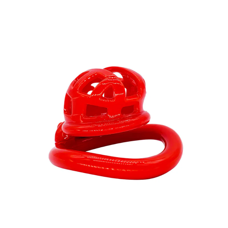 Cuckold Nub - Mini Size: Micro Resin Cock Cage (40 mm) - Image 14