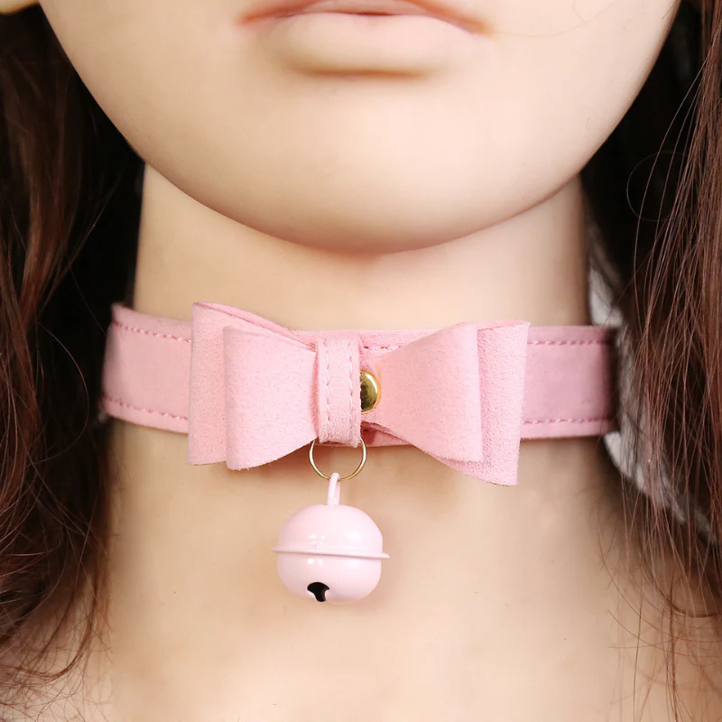 Cuckold Sissy Collar Set With Bell - Image 3