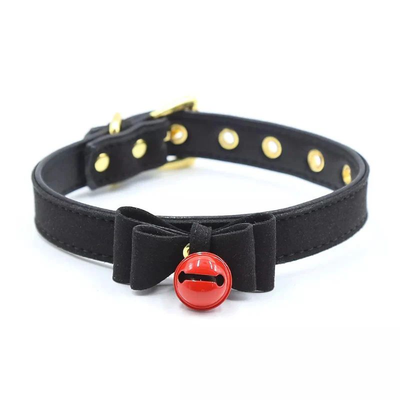 Cuckold Sissy Collar Set With Bell - Image 6