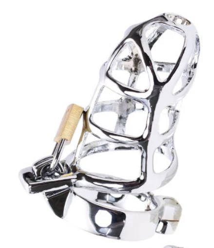 Locked Forever - Steel Chasity Cage For Cucks - Image 3