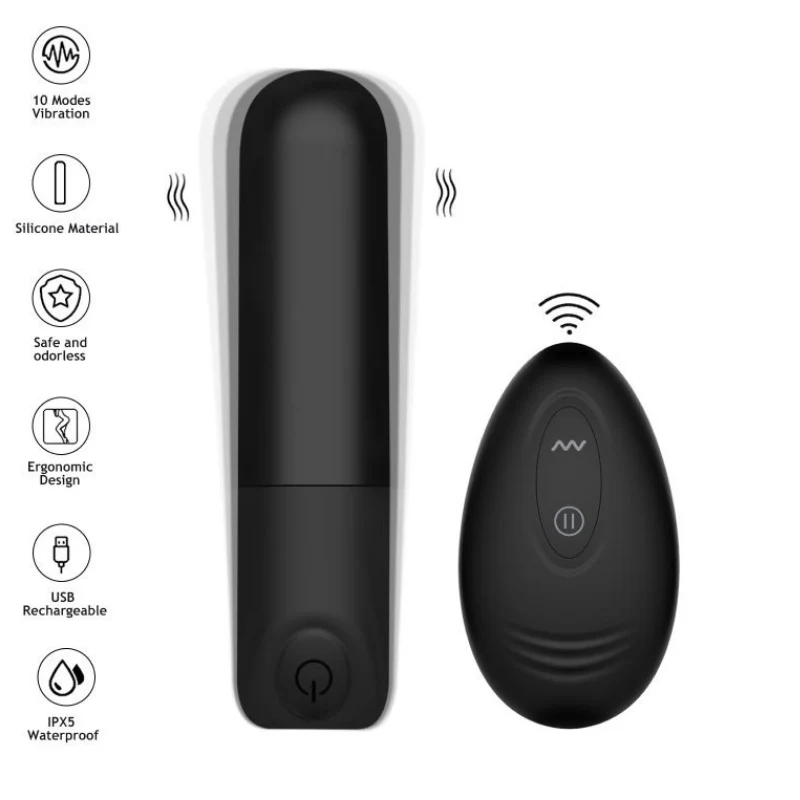Mini Rocket - Remote Control Bullet Vibrator - Image 4