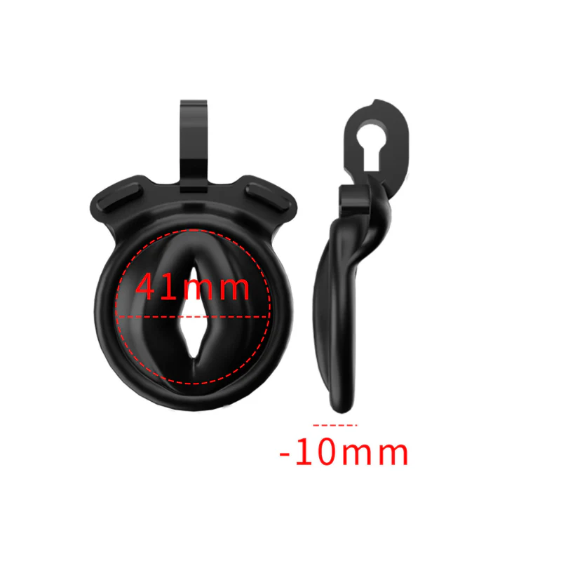 Resin Clit Cage: Inverted Vagina Chastity Cage - Image 4