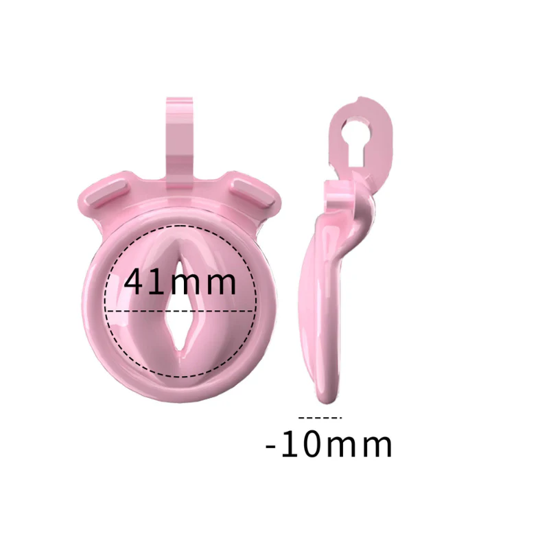 Resin Clit Cage: Inverted Vagina Chastity Cage - Image 6