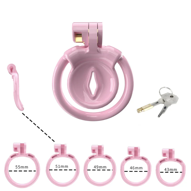 Resin Clit Cage: Inverted Vagina Chastity Cage - Image 7