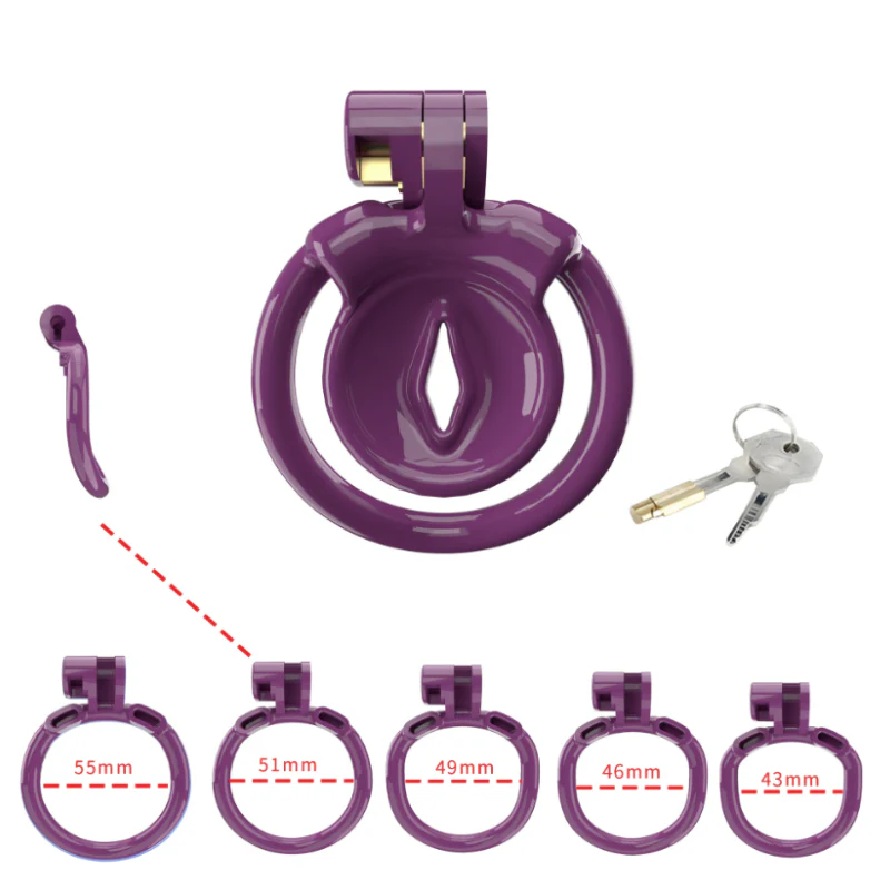 Resin Clit Cage: Inverted Vagina Chastity Cage - Image 8