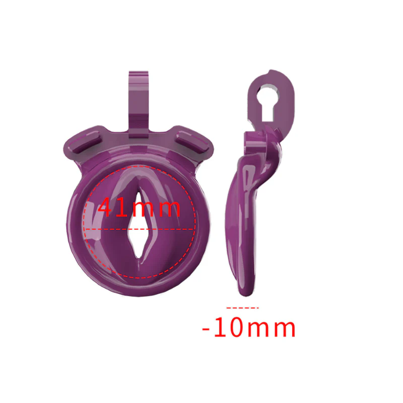 Resin Clit Cage: Inverted Vagina Chastity Cage - Image 9
