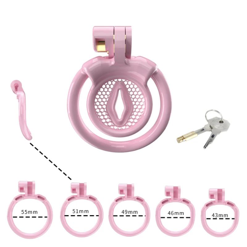 Resin Clitty Dungeon: Extreme Inverted Micro Resin Chastity Cage - Image 4