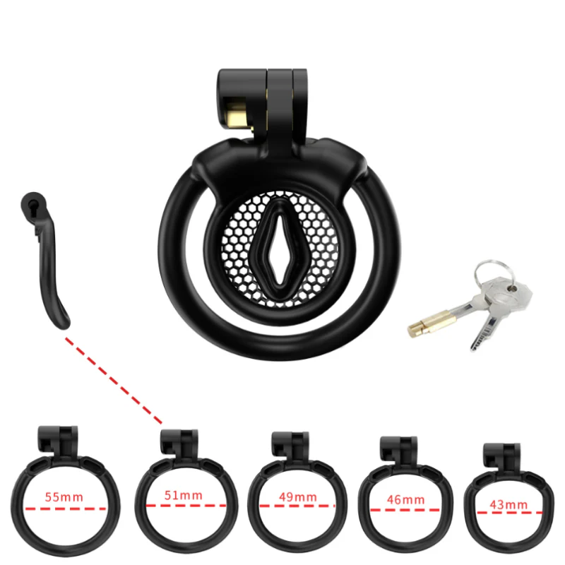 Resin Clitty Dungeon: Extreme Inverted Micro Resin Chastity Cage - Image 7