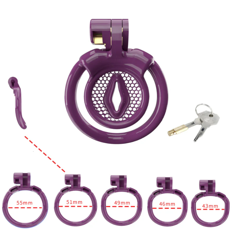 Resin Clitty Dungeon: Extreme Inverted Micro Resin Chastity Cage - Image 9