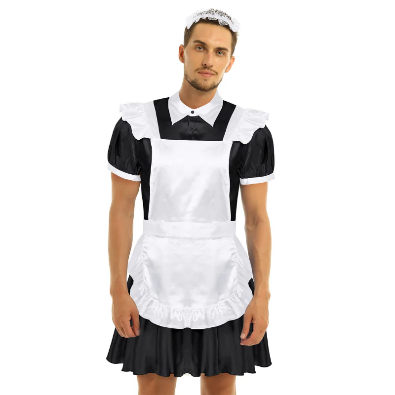 Sissy Angelina: Black French Maid Sissy Set (3 Piece Set) - Image 3