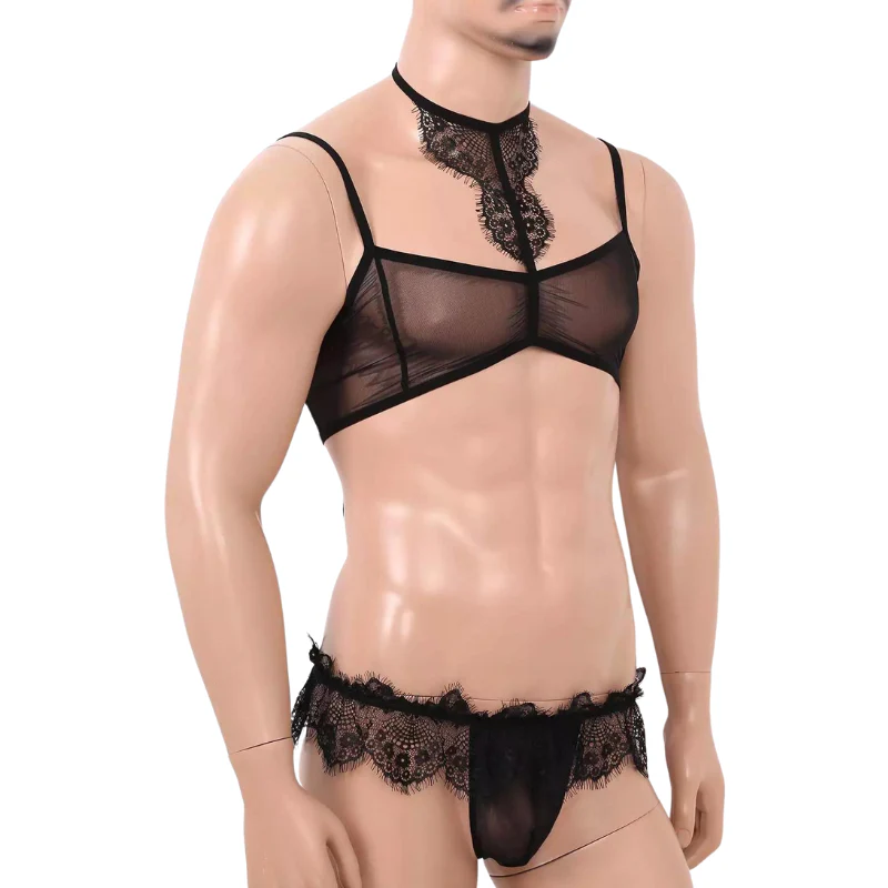 Sissy Nikki: 2 Piece Sissy Set (Bra + Panties) - Image 3