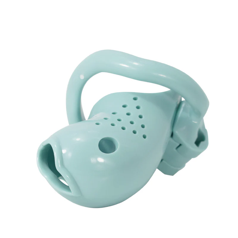 Sissy Prison - Blue Resin Cock Cage - Image 6