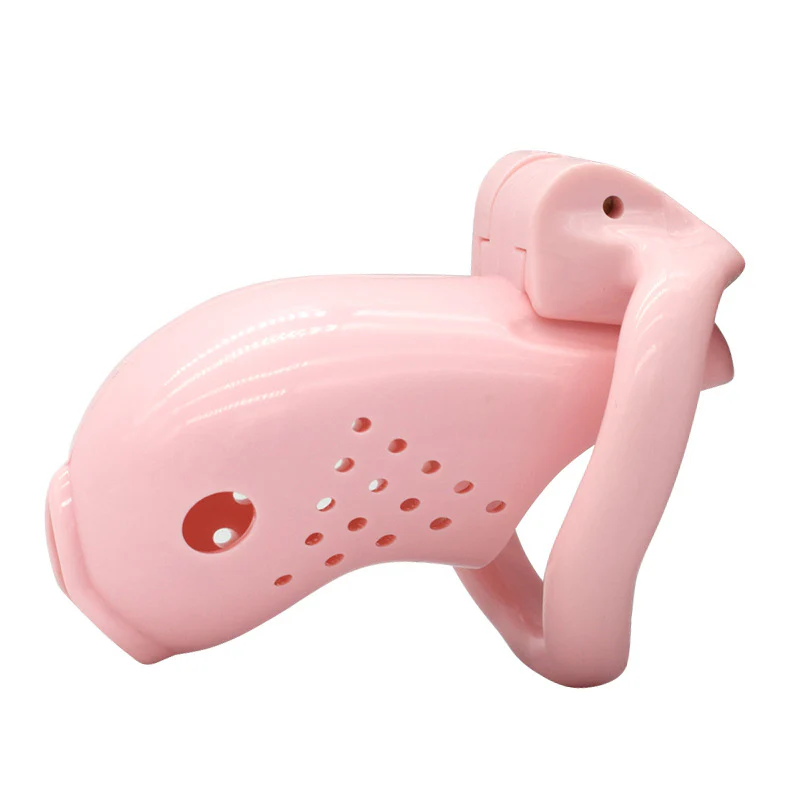 Sissy Prison - Pink Plastic Chastity Device - Image 5