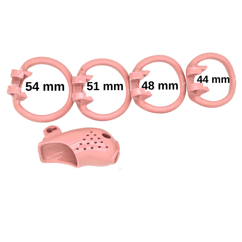 Sissy Prison - Pink Plastic Chastity Device - Image 6