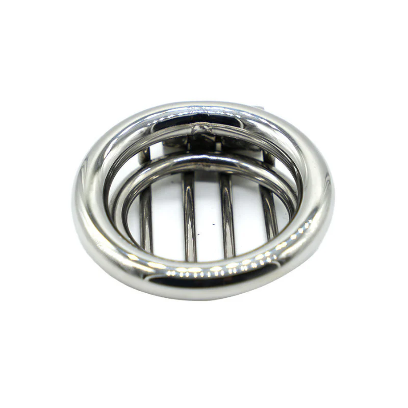 The Beta Compressor: Flat Steel Chastity Cage (15 mm) - Image 4