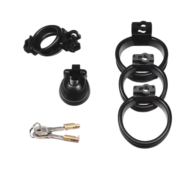 The Beta Restraint: Resin Cock Cage With Dual Locks - Image 3