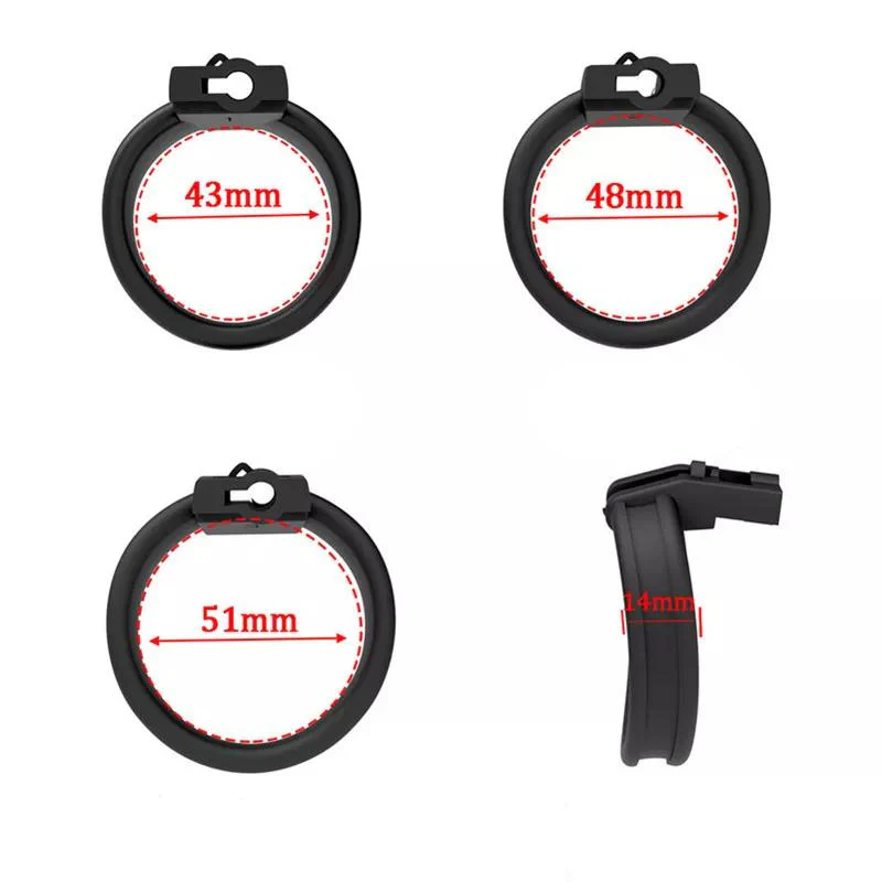 The Beta Restraint: Resin Cock Cage With Dual Locks - Image 4