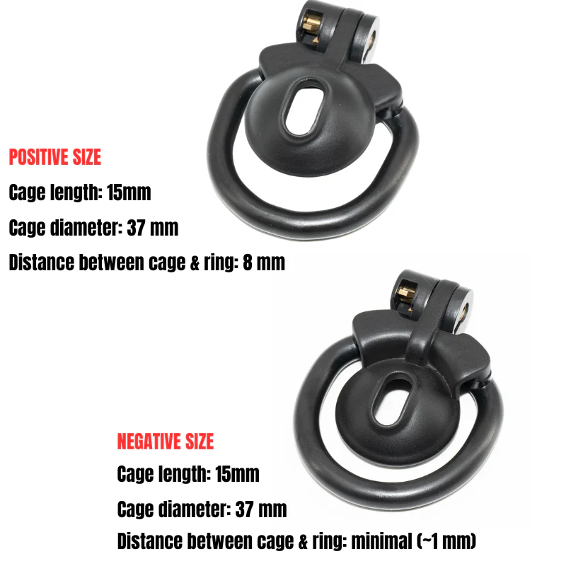 The Beta Shrinker: Extreme Micro Cock Cage (15 mm) - Image 3