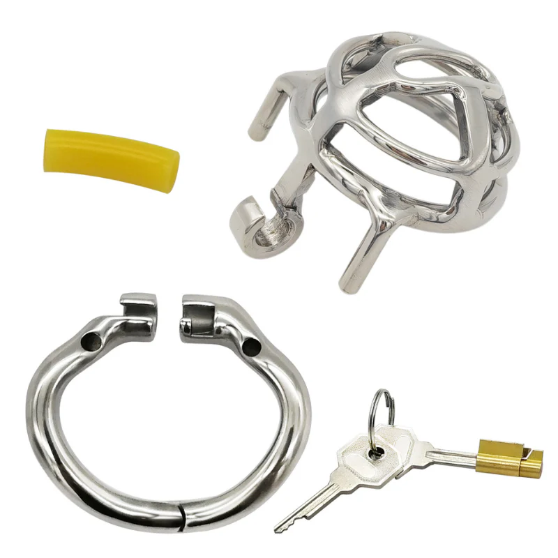 The Captive Cucky: Micro Steel Chastity Cage (22.5 mm) - Image 5