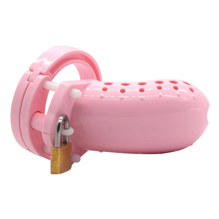 The Cuck Holder - Pink Chastity Cage - Image 4