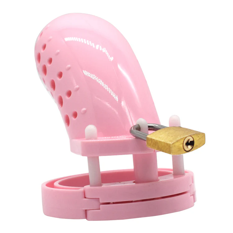 The Cuck Holder - Pink Chastity Cage - Image 5