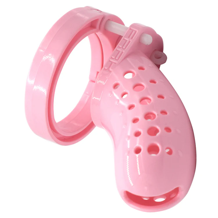The Cuck Holder - Pink Chastity Cage - Image 6