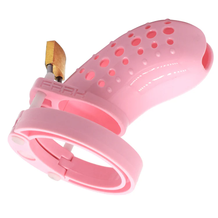 The Cuck Holder - Pink Chastity Cage - Image 7
