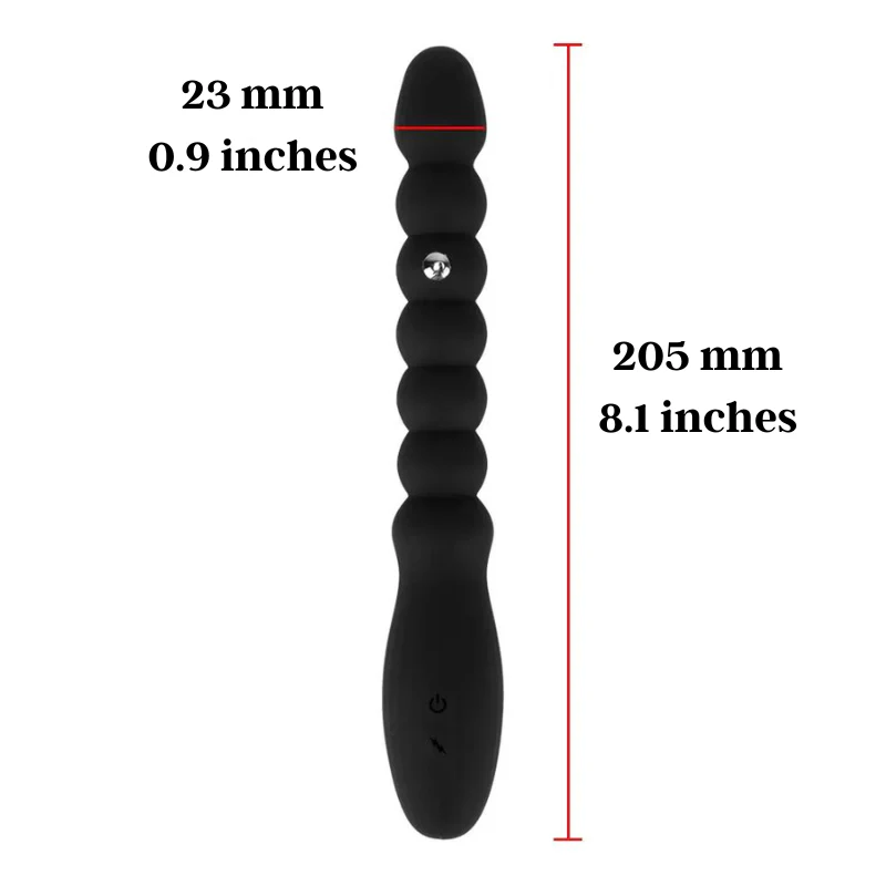 The Cuckold Penetrator - Vibrating Anal Beads For Sissies - Image 3