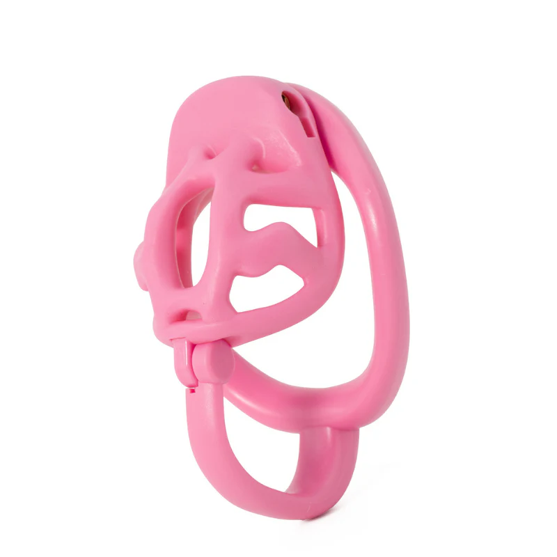 The Cucky Frustration: Pink Micro Cage With Ball Splitter - Image 3