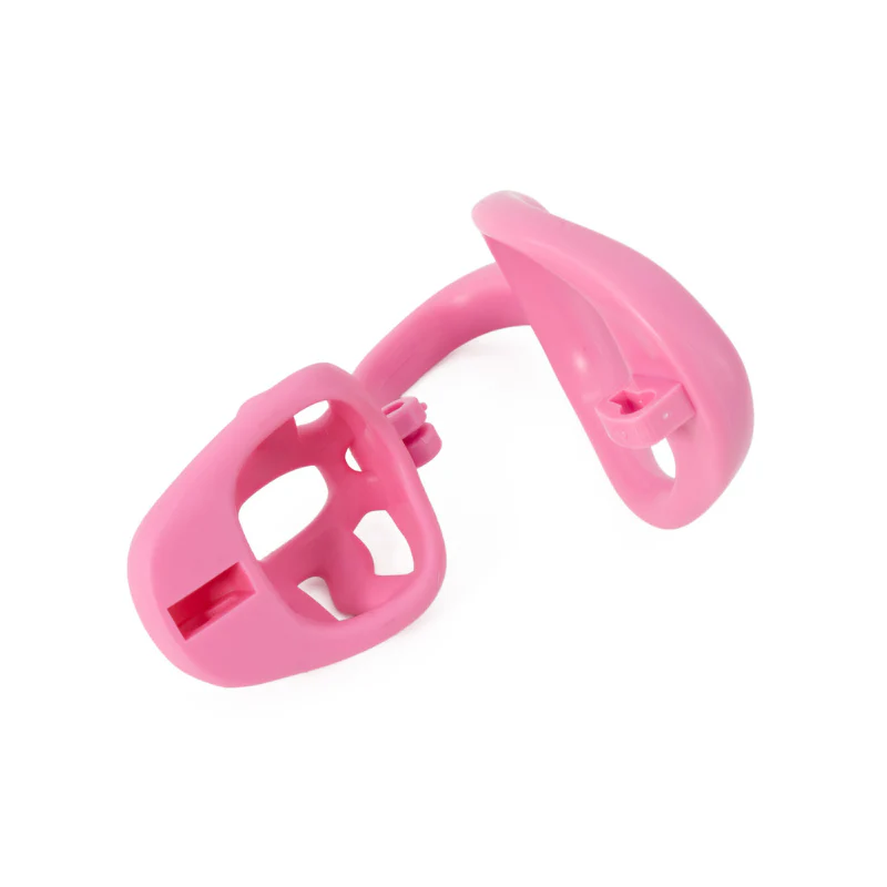 The Cucky Frustration: Pink Micro Cage With Ball Splitter - Image 4