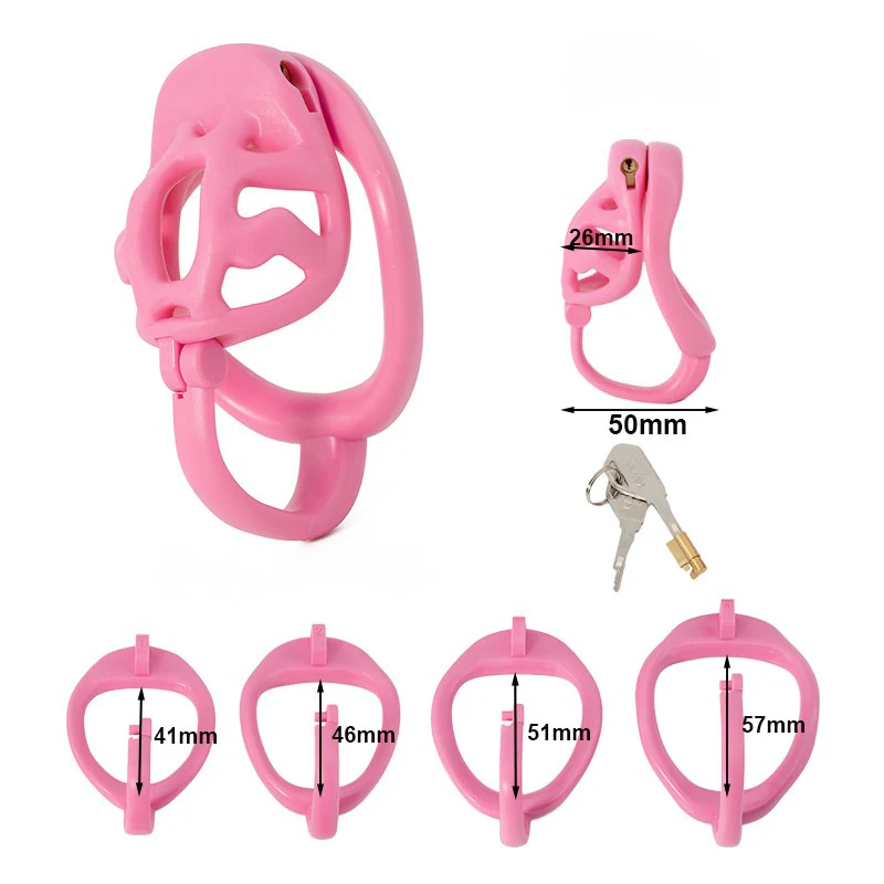The Cucky Frustration: Pink Micro Cage With Ball Splitter - Image 5