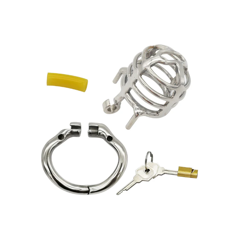 The Cucky Prison: Steel Cock Cage (38 mm) - Image 4