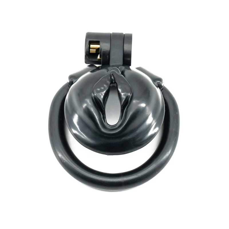 The Cuck Denier 2.0: Pussy Shaped Resin Cock Cage - Image 5