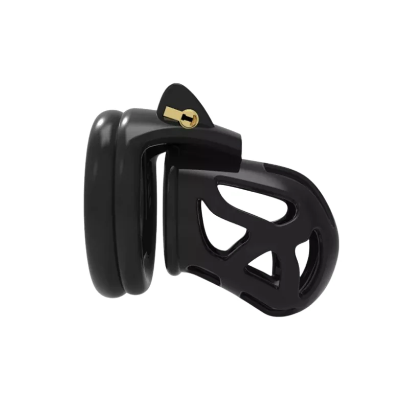 The Onyx Prison: Black Cock Cage For Cucks - Image 3