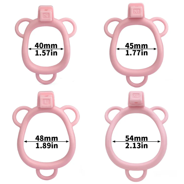 The Pretty Sissy: Pussy Shaped Chastity Cage With Anal Plug - Image 5