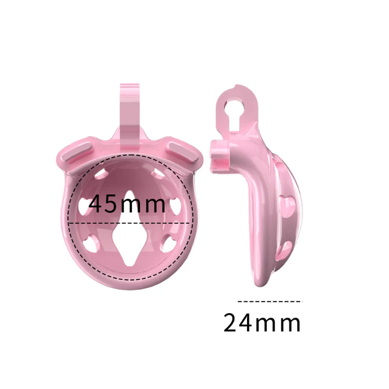 The Sexless Prison: Micro Resin Chastity Cage (24 mm) - Image 5