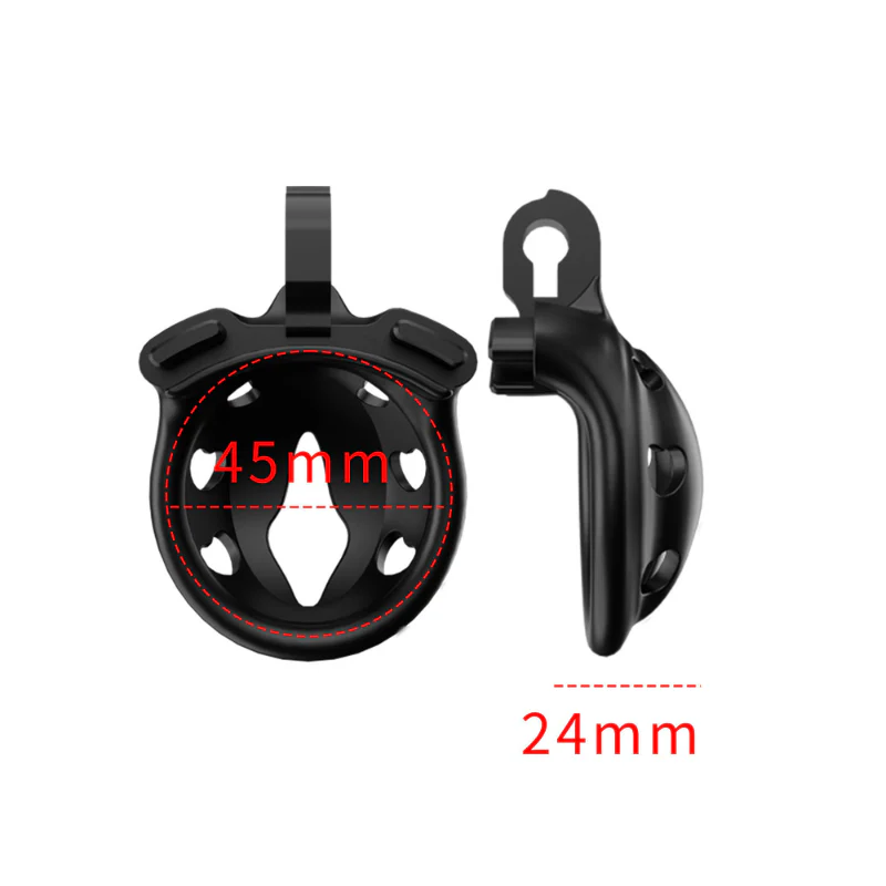 The Sexless Prison: Micro Resin Chastity Cage (24 mm) - Image 7