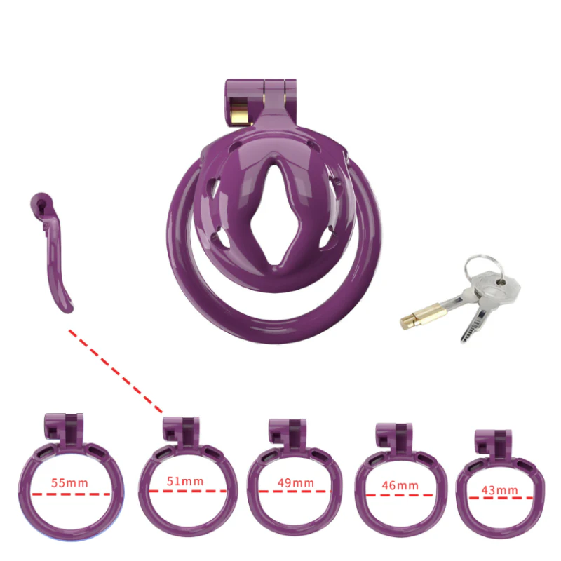 The Sexless Prison: Micro Resin Chastity Cage (24 mm) - Image 8