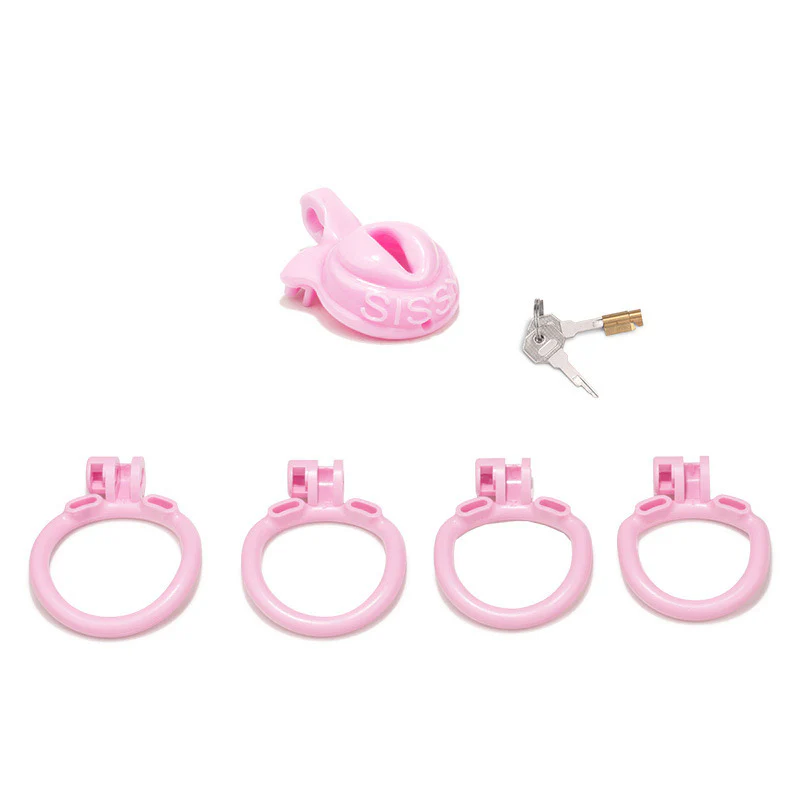 The Sissy Bitch: Extreme Pink Pussy Sissy Cage (15 mm) - Image 9