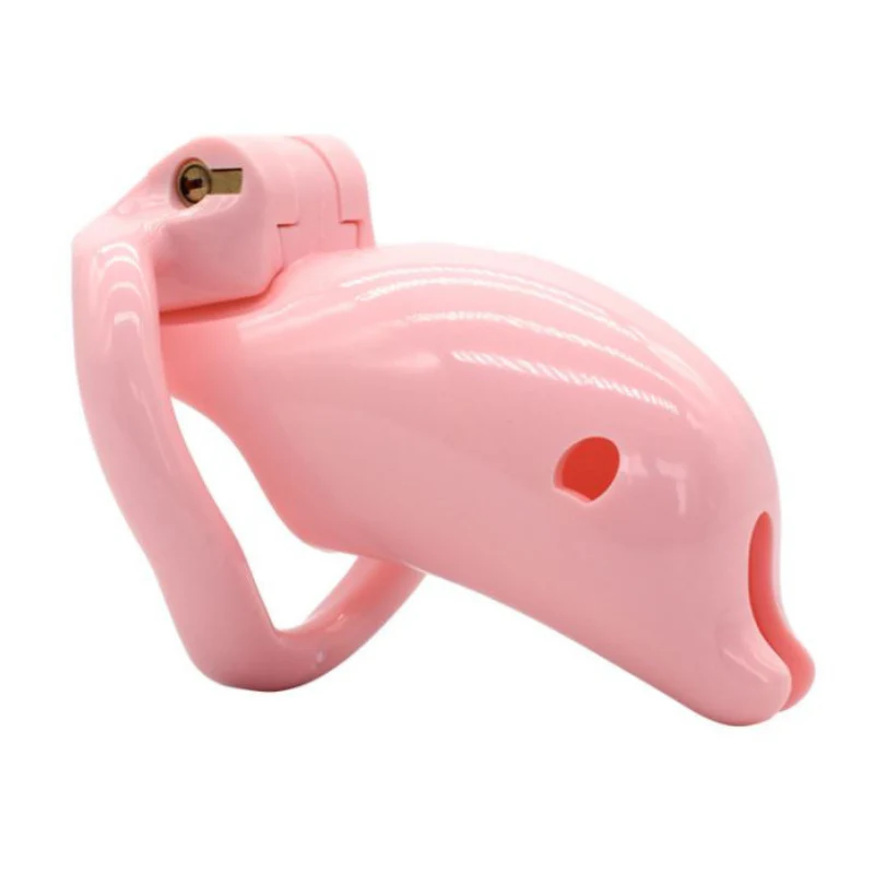 The Sissy Dungeon - Pink Resin Cock Cage - Image 3