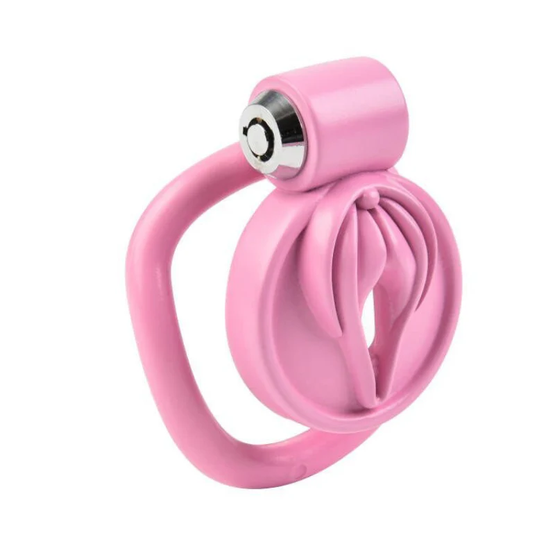 The Sissy Humiliator: Micro Pussy Shaped Chastity Cage (16 mm) - Image 4