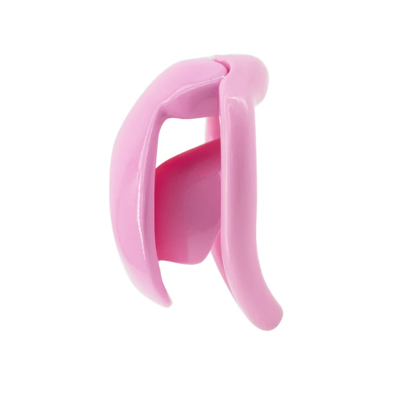 The Submissive Cuck: Micro Pink Cock Cage - Image 4