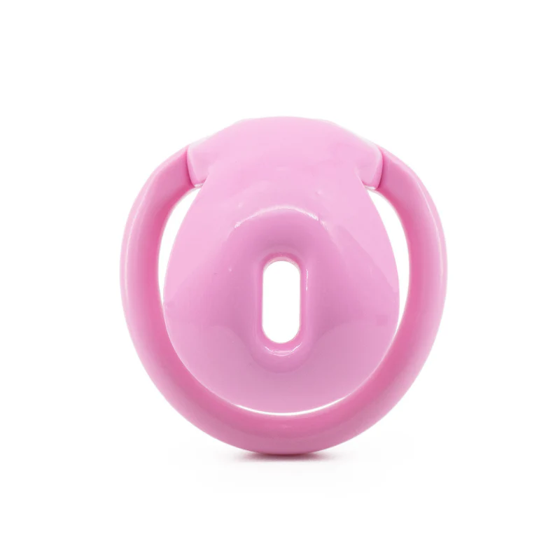 The Submissive Cuck: Micro Pink Cock Cage - Image 8