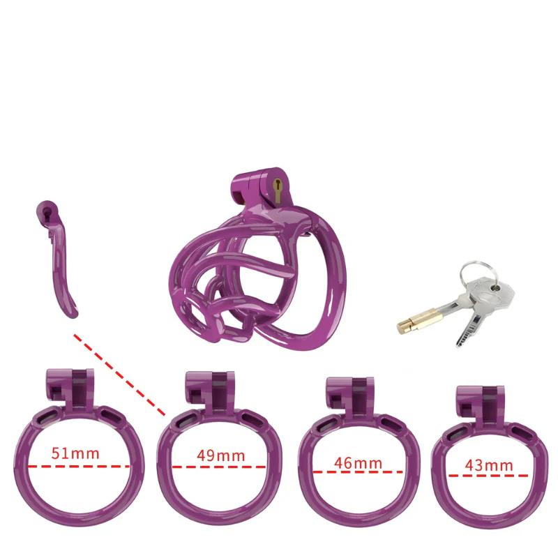 The Twisted Subby: Resin Chastity Belt (45 mm) - Image 2