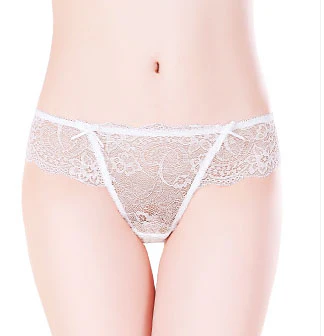 White Lace Thong - Men's Panties - Image 2