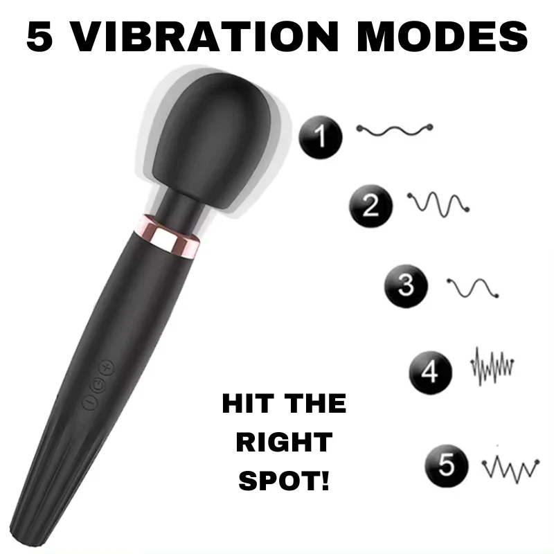 Wireless Vibrator Wand Massager For Cuckolds - Image 5